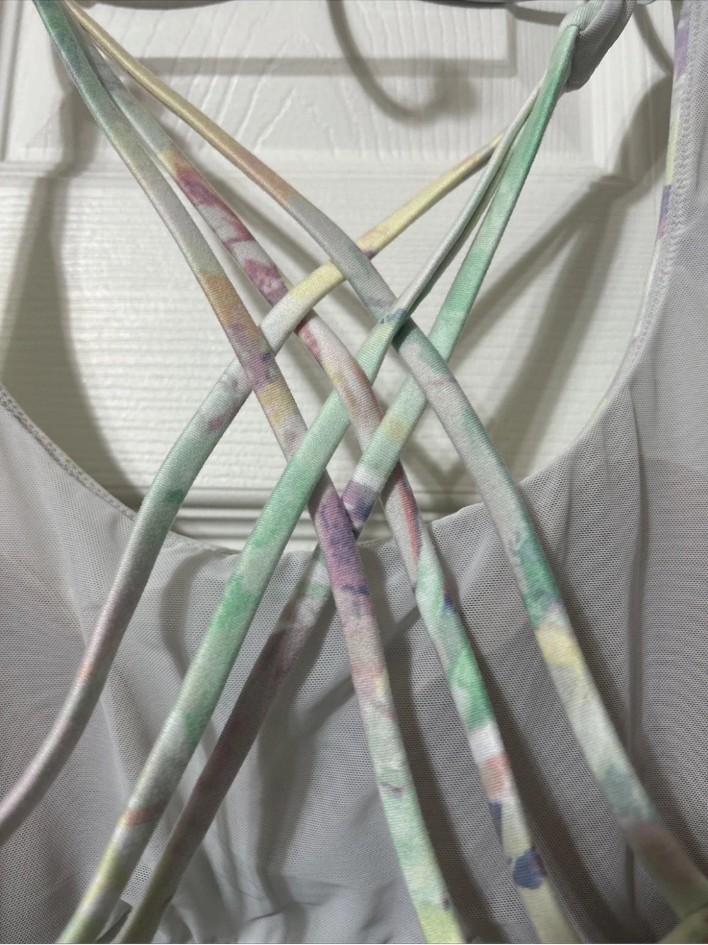 Victoria's Secret VSX Branded Strap Sports Bra NWOT Sz L multi color - Picture 8 of 12